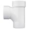 Keeney Mfg Charlotte Pipe Schedule 40 1-1/2 in. Hub X 1-1/2 in. D Hub PVC Sanitary Street Tee 1 pk PVC 004030600 - alternate 4
